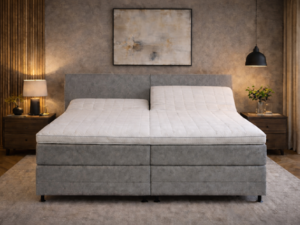 Queen Chapeau Elektrische Boxspring -0