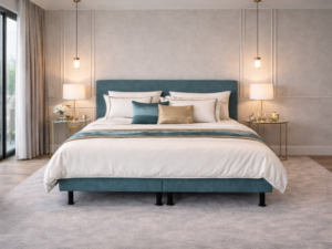 King Mito Velours Elektrische Boxspring-0